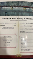 Mountain View menu