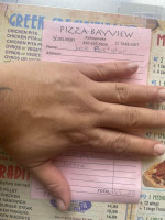 Bayview Pizzeria menu