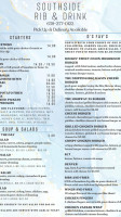 Southside Rib And Drink menu