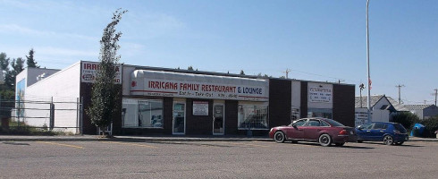 Irricana Family Restaurant outside