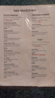 Style's Cafe menu