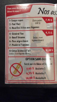 Wok-n-thaï menu