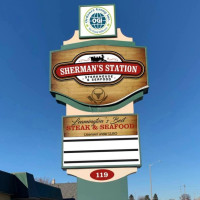 Sherman's Station Steakhouse And Seafood outside