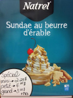 Le Mont Blanc menu