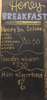 Honey Bea Cafe menu