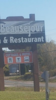 The Beausejour Inn outside