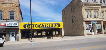 Godfathers Pizza Mitchell outside