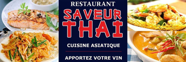 Saveur Thaï menu