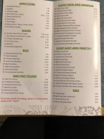 101 Chinese Buffet Restaurant menu