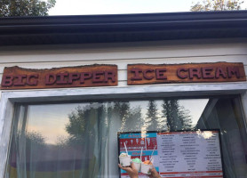 Big Dipper Ice Cream Shop menu