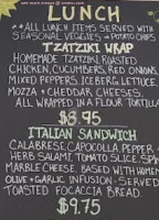 The Rusty Pitchfork Farm Market Bistro menu