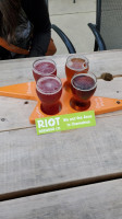 Riot Brewing menu