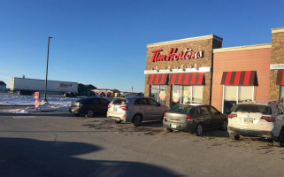 Tim Hortons Drive Thru outside