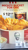 Kfc menu