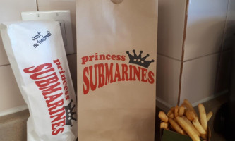 Princess Submarines menu