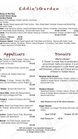 Eddie's Pizza menu