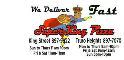 Super King Pizza menu