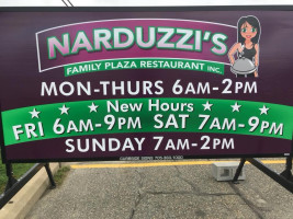 Narduzzi's Family Plaza menu