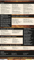 Horizon Steakhouse menu