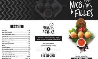 Nico Et Filles menu