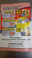 Vermilion Pizza Ltd menu