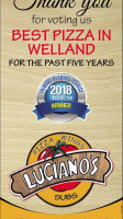 Luciano's Pizzeria(welland Ontario) menu