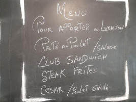 A La Claire Fontaine De Beebe menu