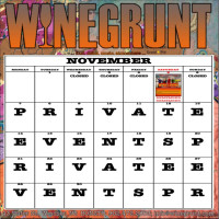 Winegrunt menu