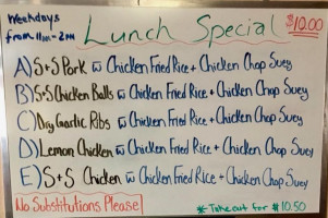 Diamond Restaurant menu