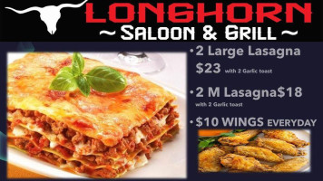 Longhorn Saloon Grill menu