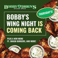 Bobby O'Briens menu