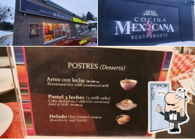 Cocina Mexicana menu