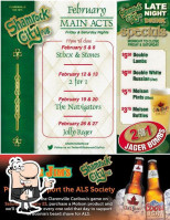 Shamrock City Pub menu