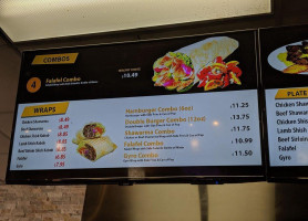 Shawarma Land menu