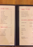 Hanamori Sushi Restaurant menu