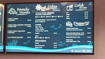 Schooner Fish Chips menu