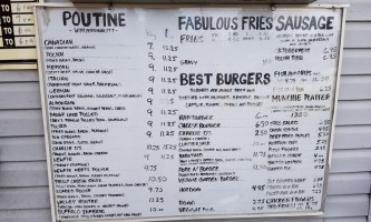 Charlie D's menu