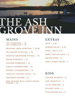 Ash Grove Inn menu