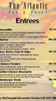 Atlantic Pub Eatery menu