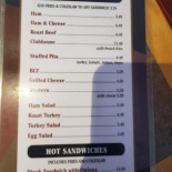 Callister's Country Kitchen Carta