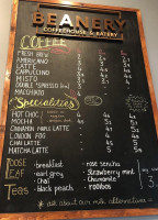 Beanery Coffeehouse Eatery menu