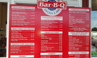 Yorkie's B-b-q And Catering menu