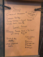 Beantrees Cafe menu