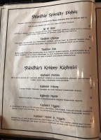 Shandhar Hut Indian Cuisine menu