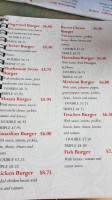 Max's Drive-in menu