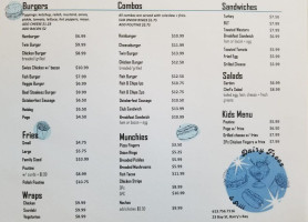 Dairy Freez menu