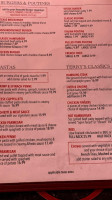 Terry’s Steak Fusion House menu