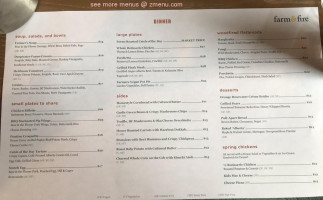 Farm Fire menu