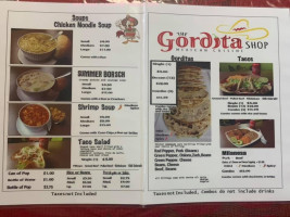 The Gordita Shop/la Cocina menu