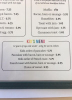 Kate's Station menu